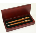 Burlwood Pen and Pencil Set